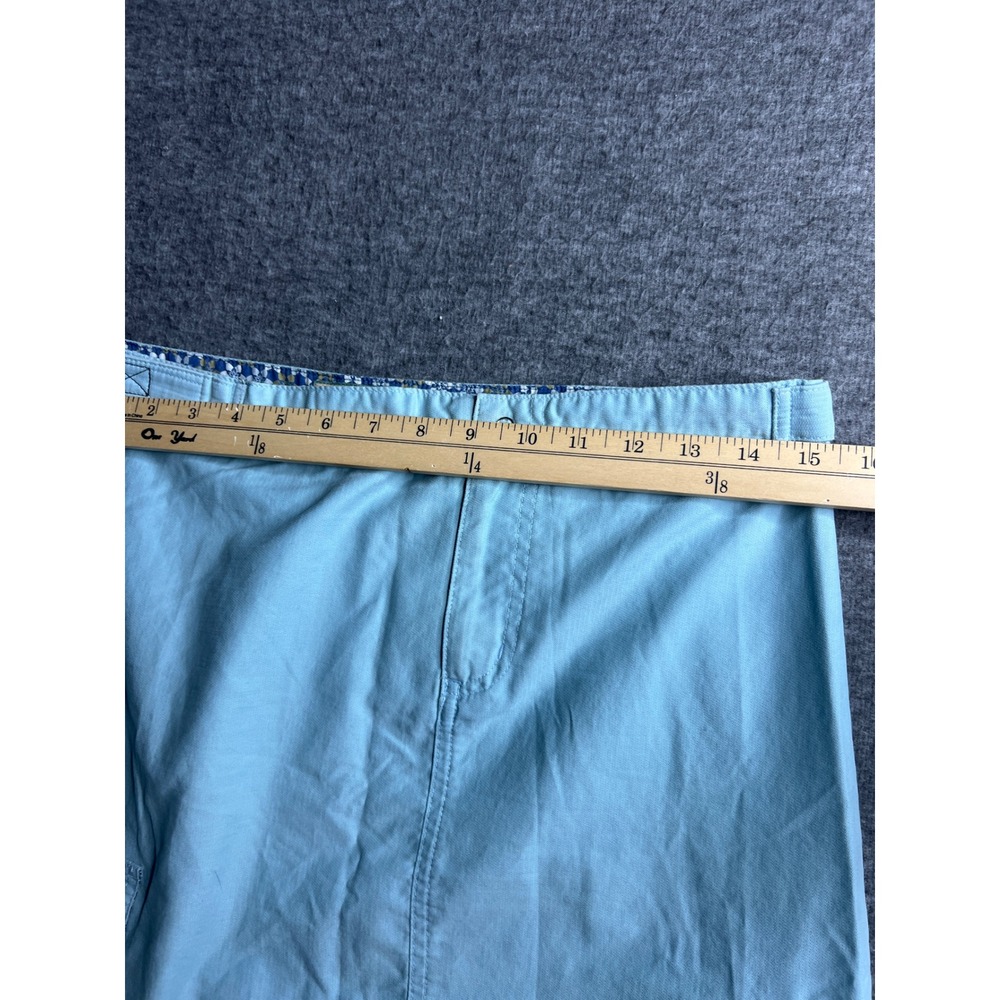 Horny Toad Women's Light Blue Herringbone Cargo Skirt Adjustable Waist Utility - Picture 11 of 14